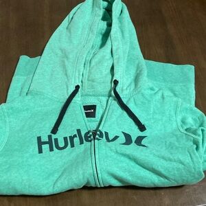 Hurley Green Hoodie Sweatshirt